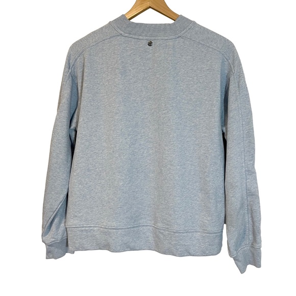 Northern Reflections Painterly Winter Scene Graphic Sweatshirt - Picture 6 of 11